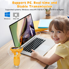 Ahalfcit kid-friendly design enables easy operation for young explorers.