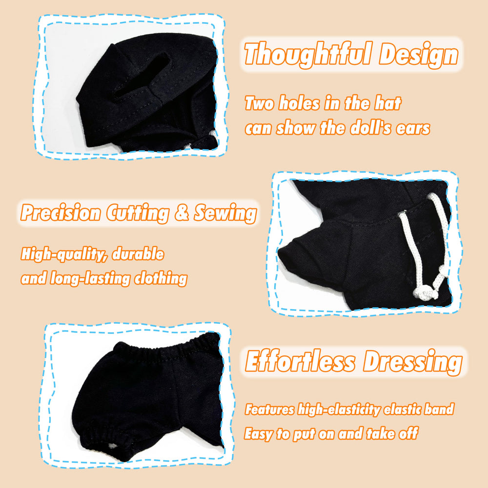 Ahdesana doll outfit easy dressing performance supports quick outfit swaps