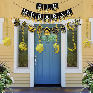 AhfuLife gold reflective surface creates shimmering light effects