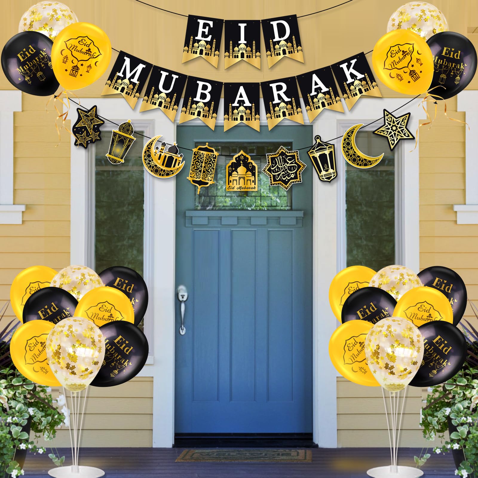 AhfuLife gold star sequined balloon adds festive sparkle to celebrations.