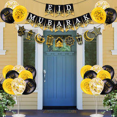 AhfuLife gold star sequined balloon adds festive sparkle to celebrations.