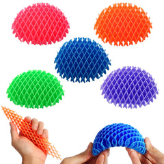 AHHSOY 5-pack mini fidget worms in packaging, colorful and ready for play.