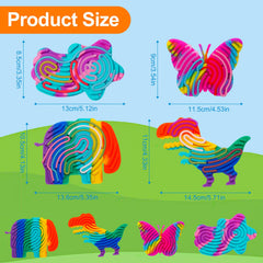 AHHSOY sensory board star provides two-sided textures for fine motor practice.