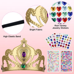 AHIER acrylic rhinestone stickers collection adds sparkle to any crown.