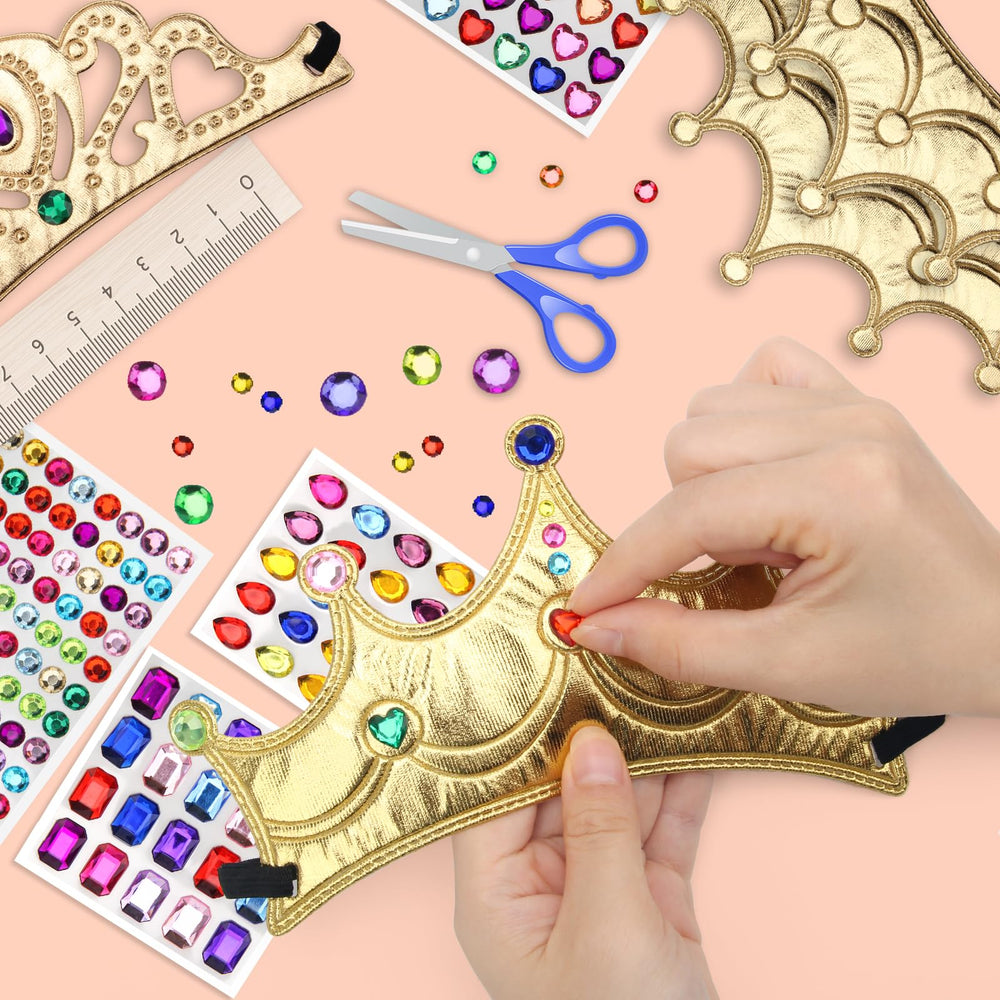 AHIER birthday party crowns set perfect for dress-up and celebrations.