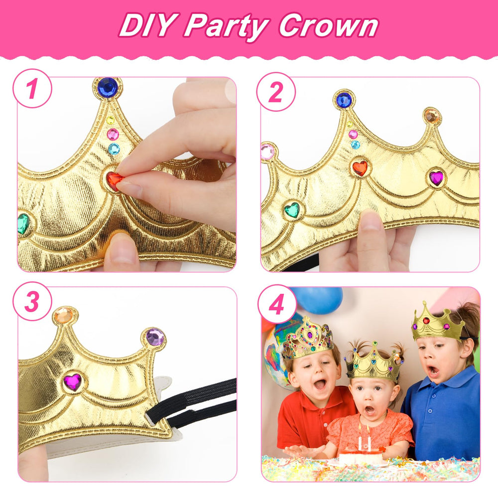 AHIER elastic crown headband adjustable for comfy wear during play.
