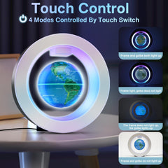 Ahilzam magnetic levitating globe magnets enable quick, simple setup.
