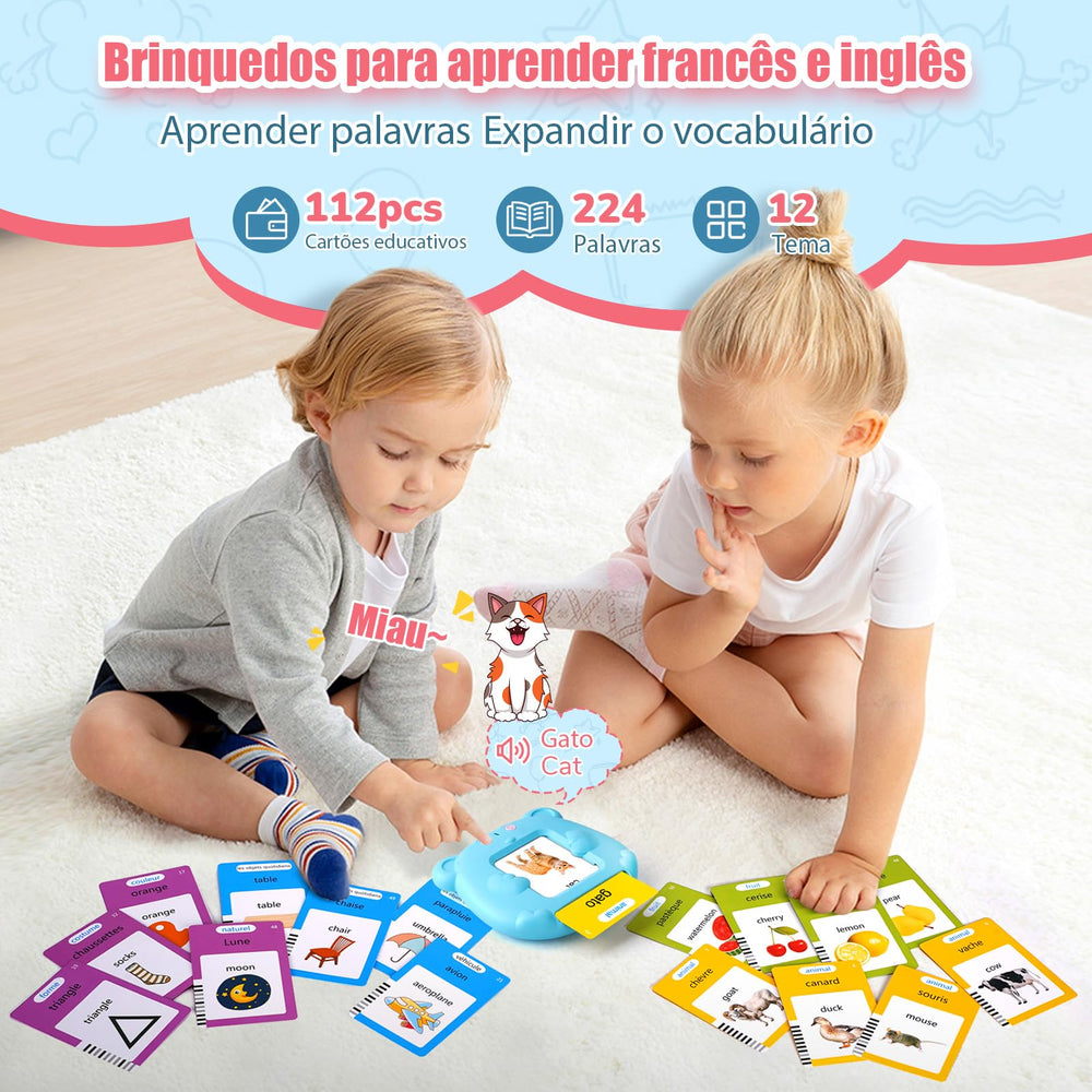 AHJ card reader with realistic sounds enhances sensory learning during play