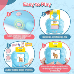 AHJ reader device with built-in battery powers long screen-free learning sessions