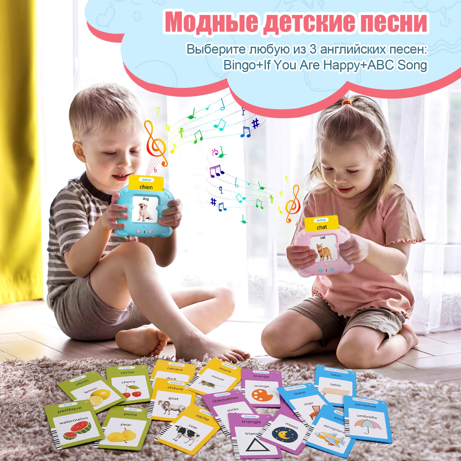 AHJ packaging and storage case keeps cards organized at home or in class.