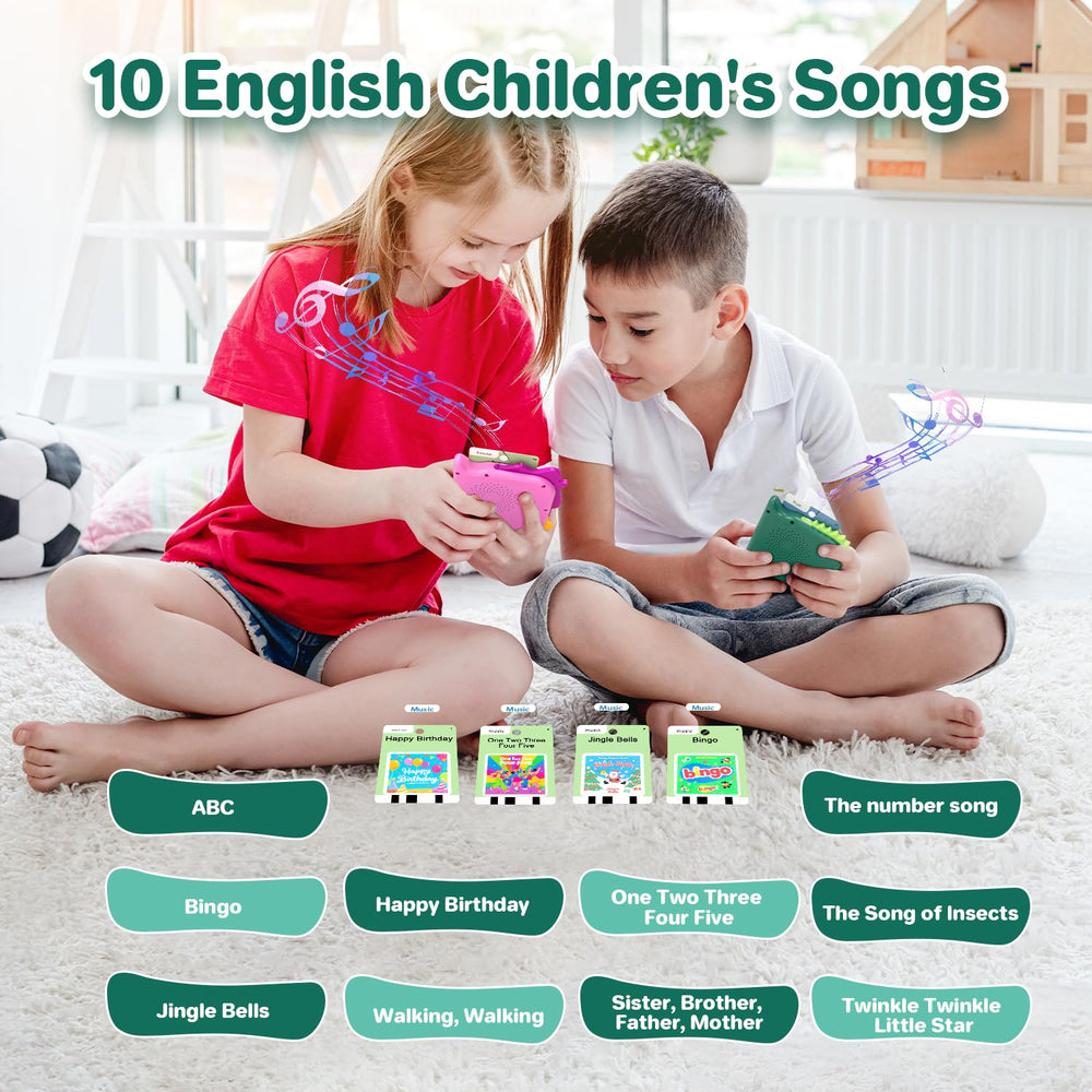 AHJ Talking Flash Cards screen-free design protects eyes during play