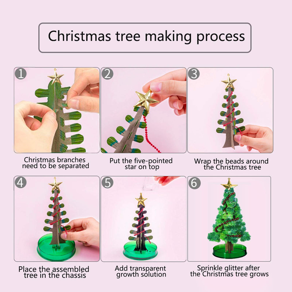 AhkeaDirectly crystal tree growth process captures kids' curiosity and learning.