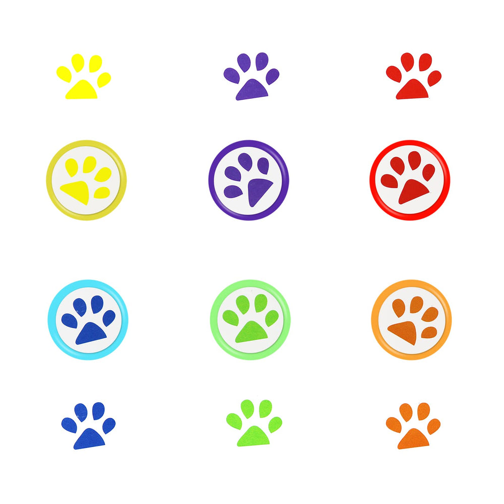 AHKUNMT paw stampers green are ideal for crafts and certificates