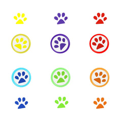 AHKUNMT paw stampers green are ideal for crafts and certificates