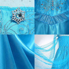 AHLPO Elsa Dress wig braid completes the princess cosplay look