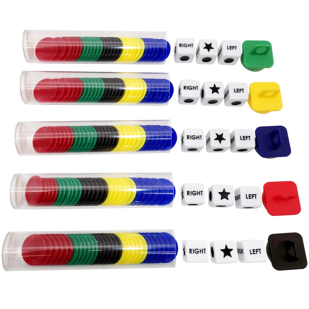 Ahoper 3-dice and 30-chips bundle close-up for easy setup.