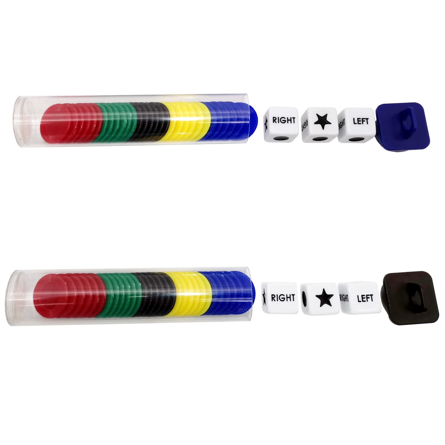 Ahoper assorted colors dice pack for group play and quick setup