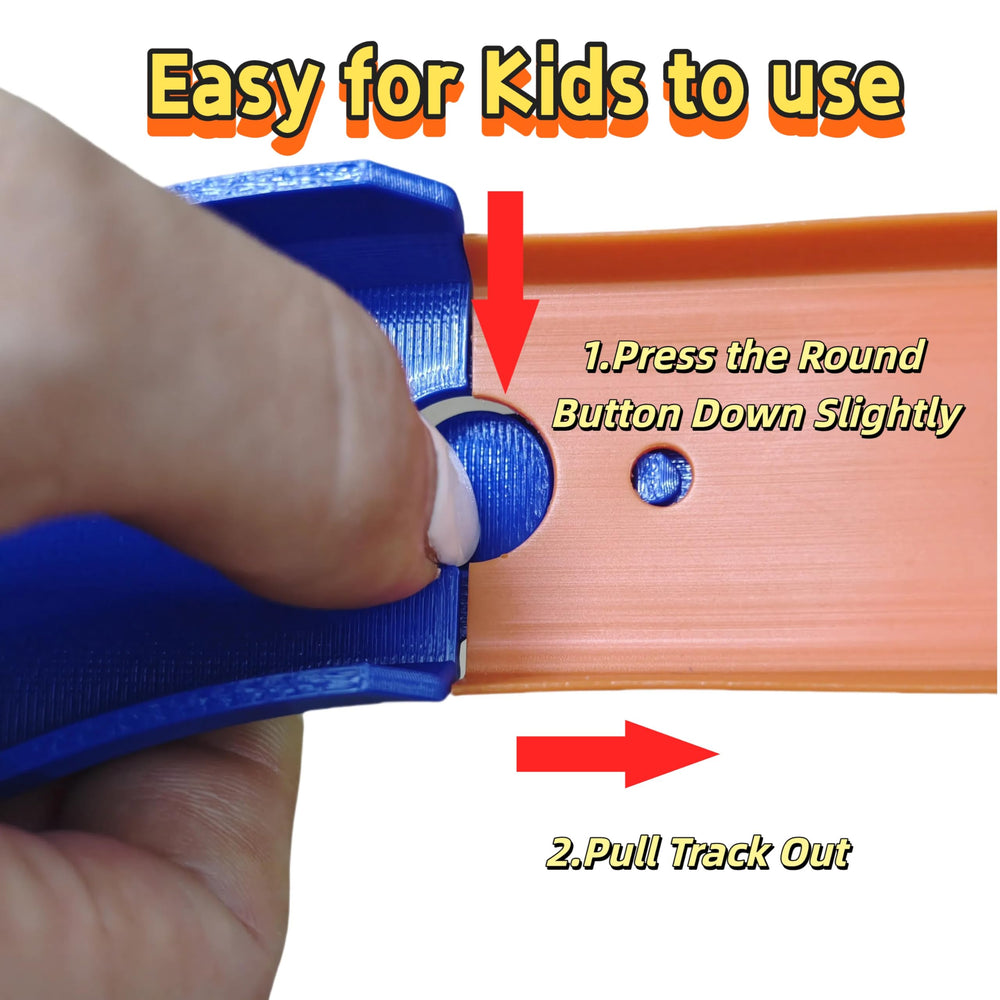 AHPOON curved piece for smooth Hot Wheels transitions.