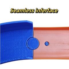 AHPOON L-size track piece, 3D-printed, for durable extensions.