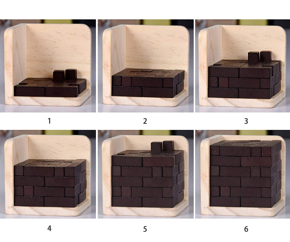 Ahyuan 54-piece set laid out for creative shape building and cognitive challenge.