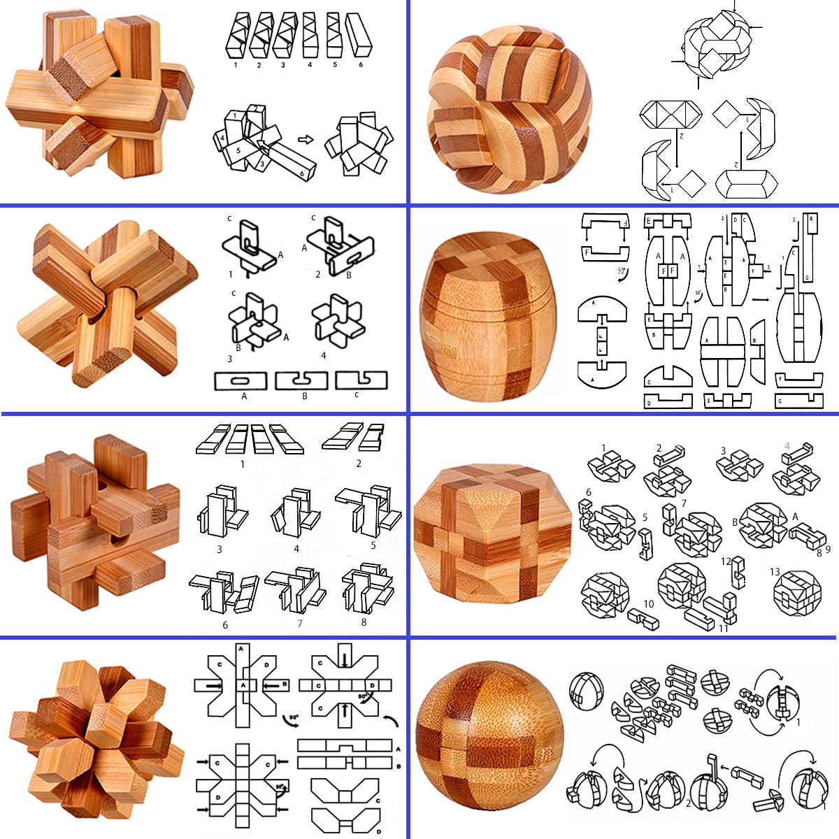 Ahyuan gift box puzzle set packaged for gifting occasions