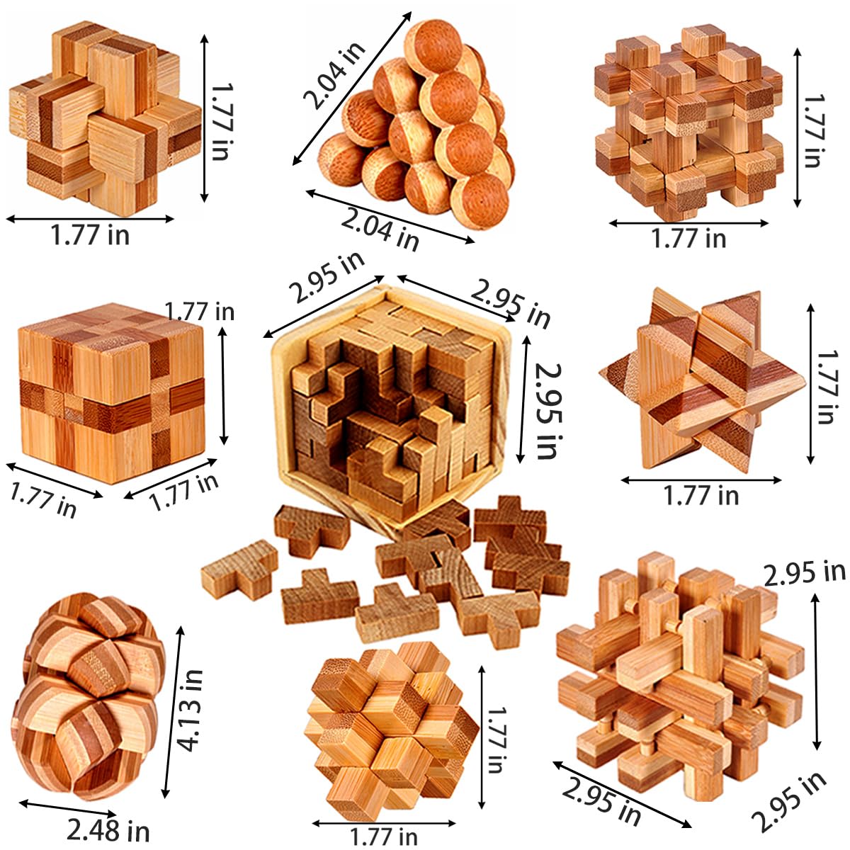 Ahyuan puzzles support focused, relaxed play and quiet concentration