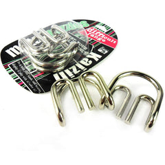 Ahyuan smooth-edged metal puzzles prevent injuries while providing challenging problem-solving fun.