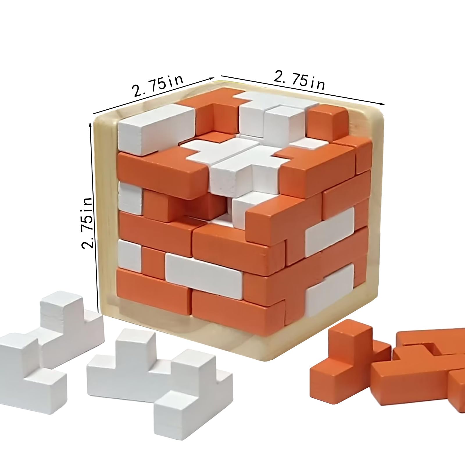 Ahyuan T-shaped puzzle pieces assembly, promotes creativity and patience in adults and kids.
