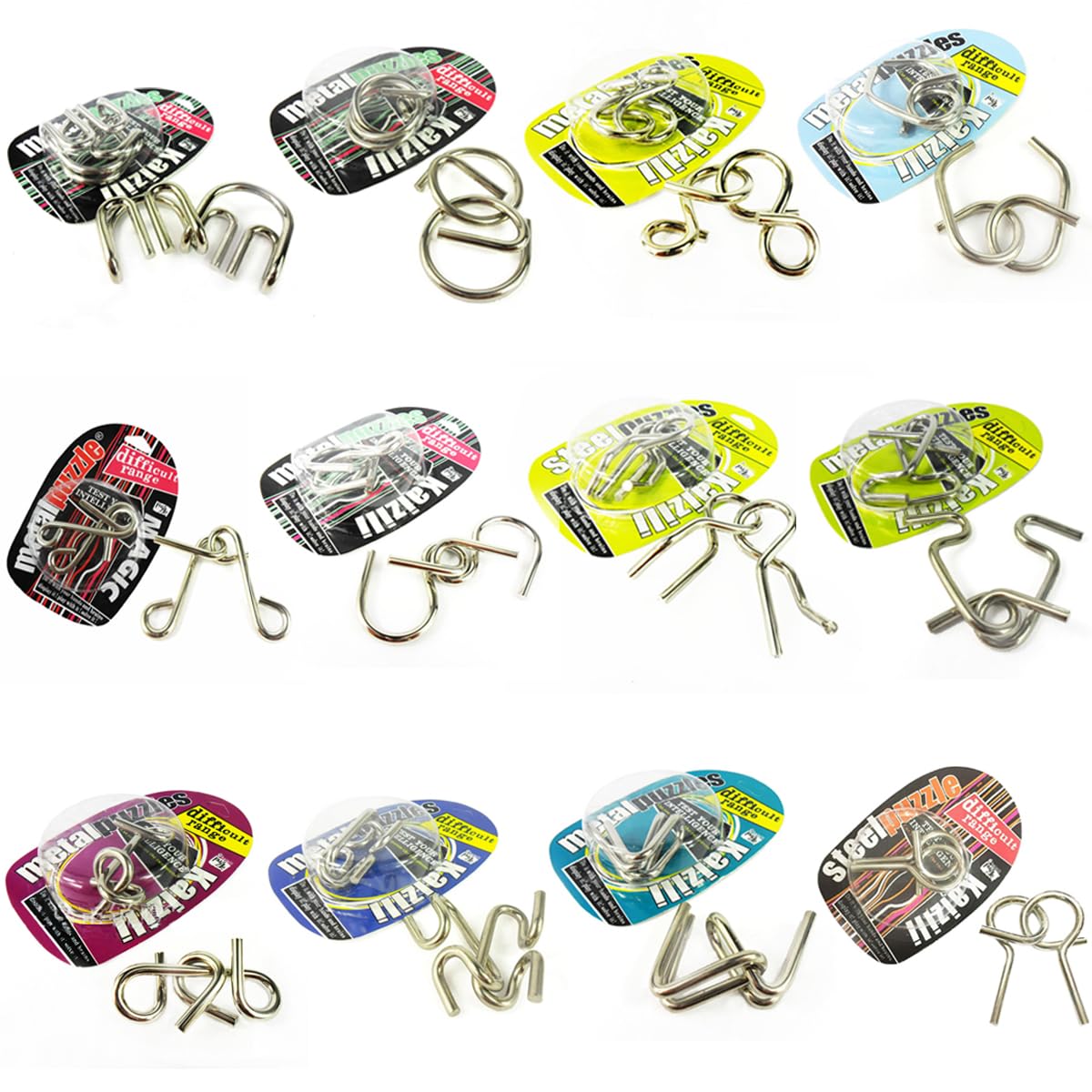Ahyuan wire puzzle set in gift boxes encourages thoughtful play and family bonding.