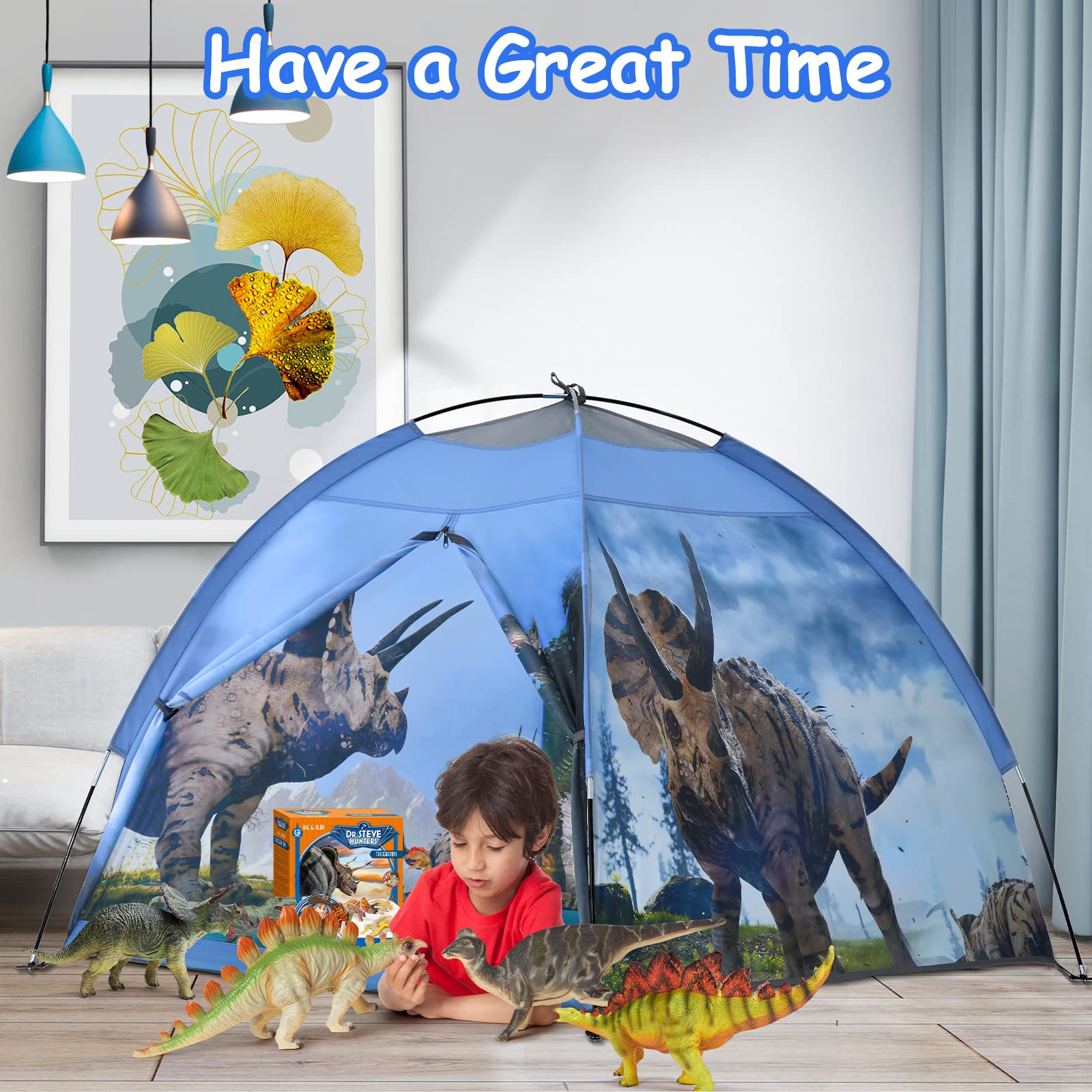 Ai-Uchoice dinosaur tent easy assembly for quick setup