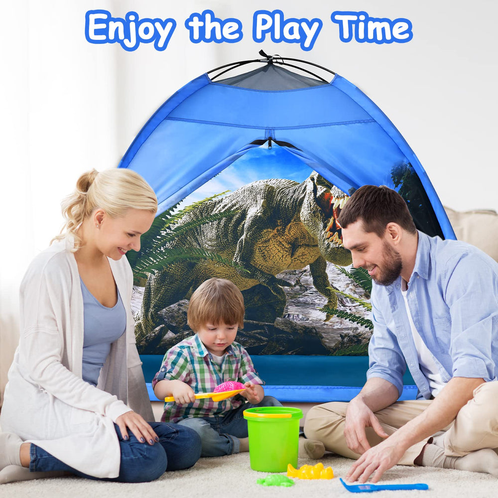 Ai-Uchoice dinosaur tent kids playing inside promotes social adventures
