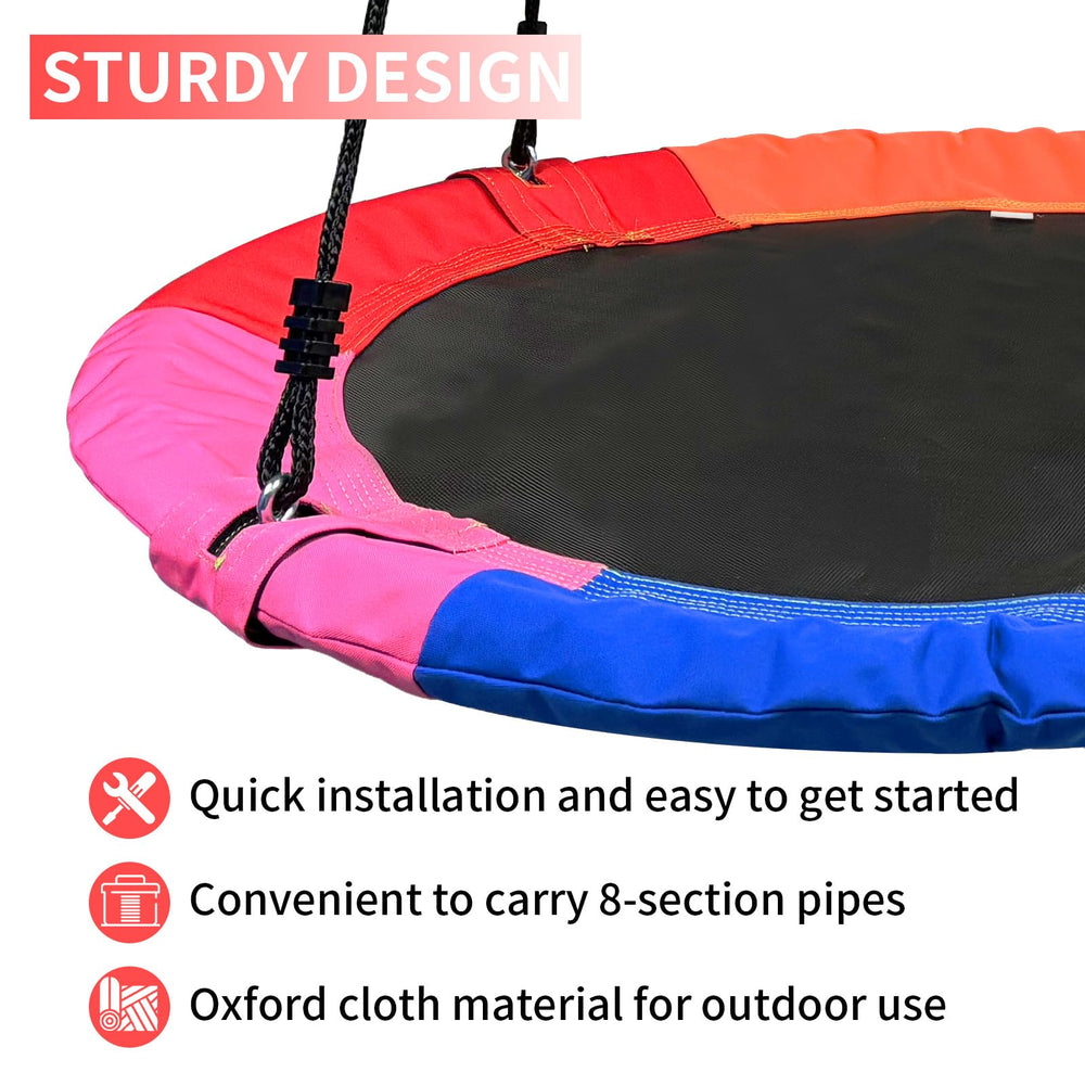 AIBETOMG adjustable hanging straps enable easy, level setup and secure suspension.