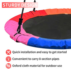 AIBETOMG adjustable hanging straps enable easy, level setup and secure suspension.