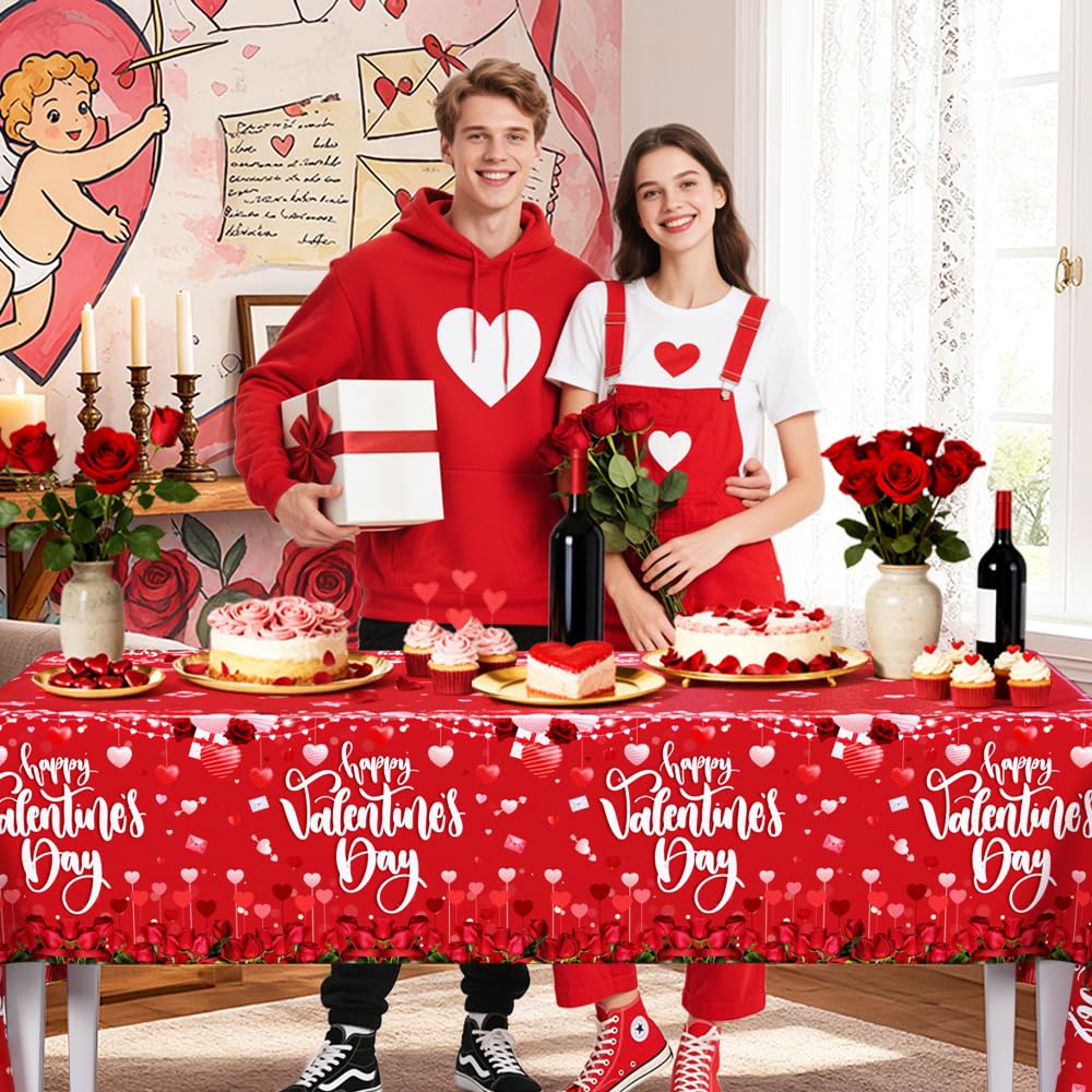 AIBIIN waterproof disposable table cover protects surfaces during events