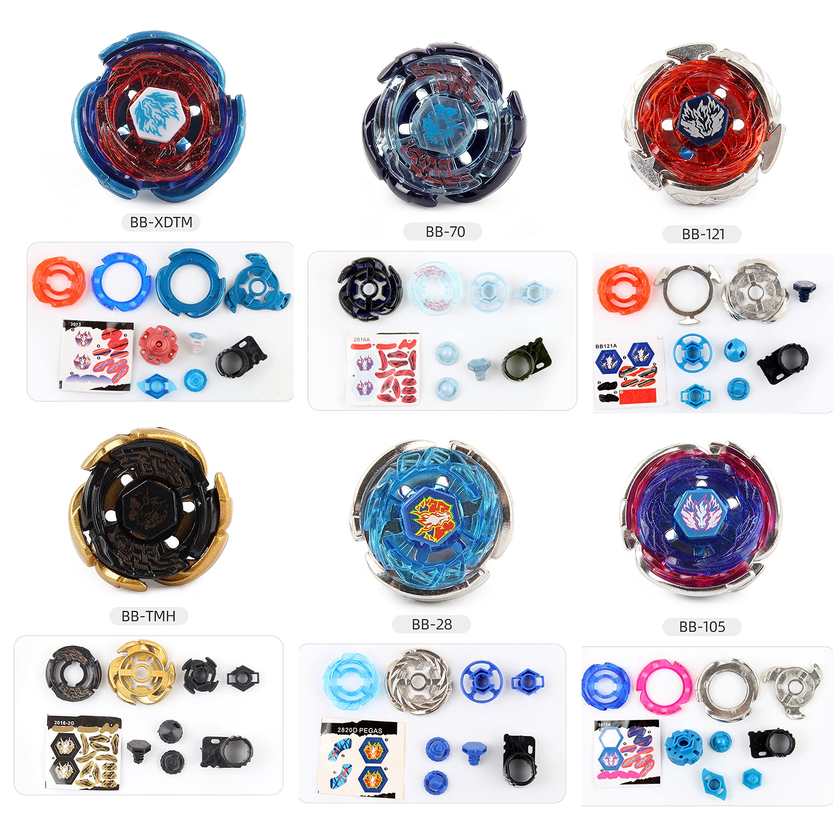 AIBREAY Metal Fusion Top energy ring stabilizes spins for smooth play