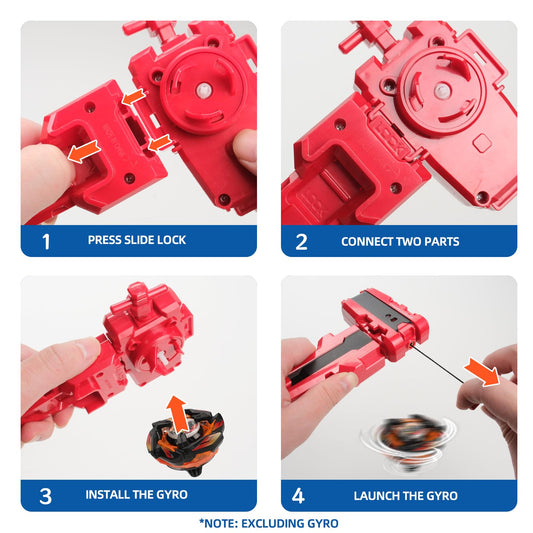AIBREAY X-string launcher grip-handle for secure control.