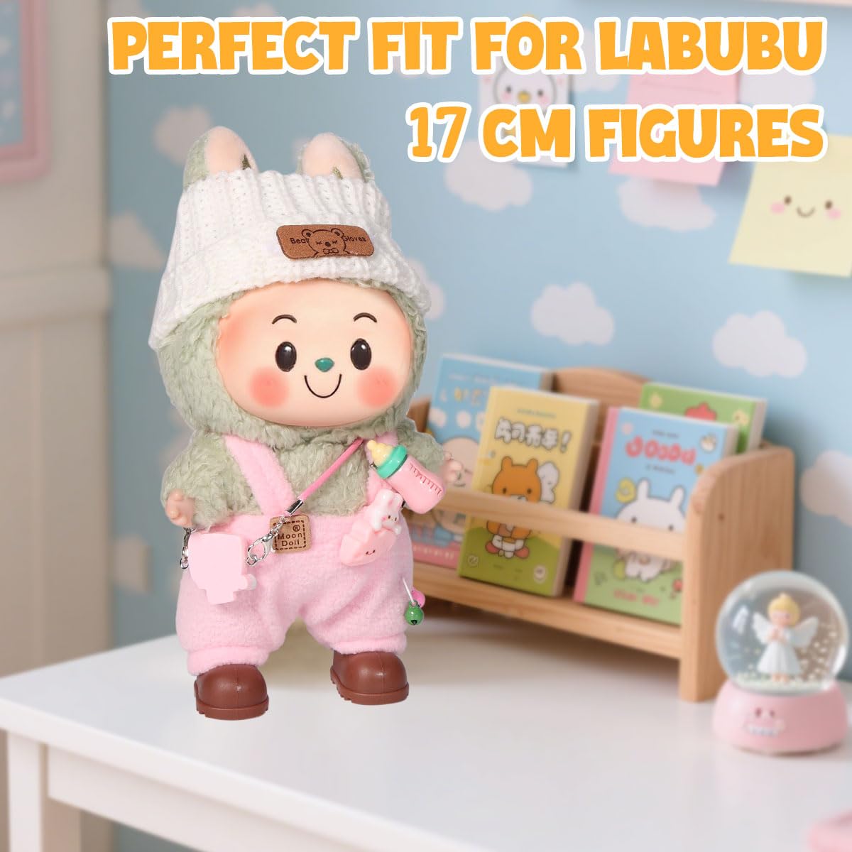 AICase 17cm doll clothes pink-16 hat to complete the look