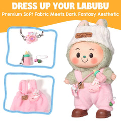 AICase 17cm doll clothes pink-16 small camera adds playtime detail