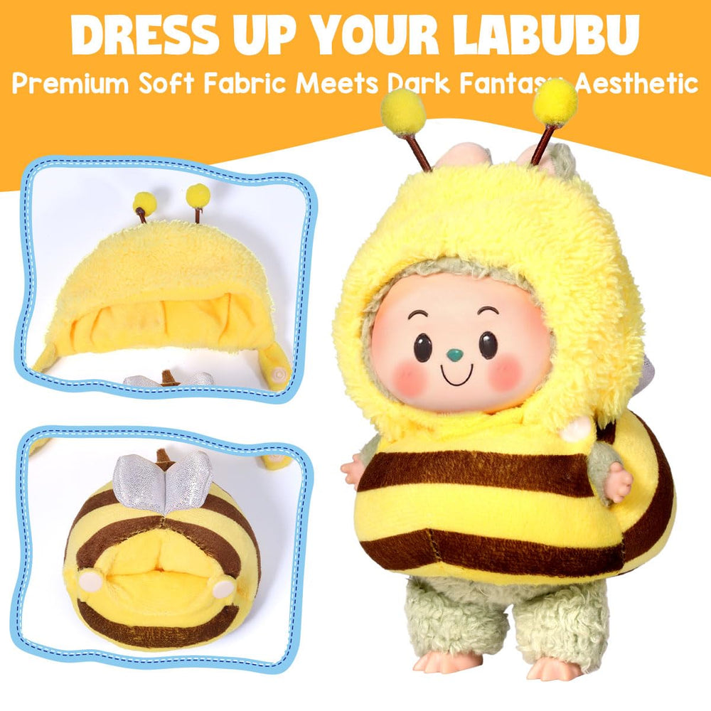 AICase 17cm doll clothing set with vibrant colors for pretend play.