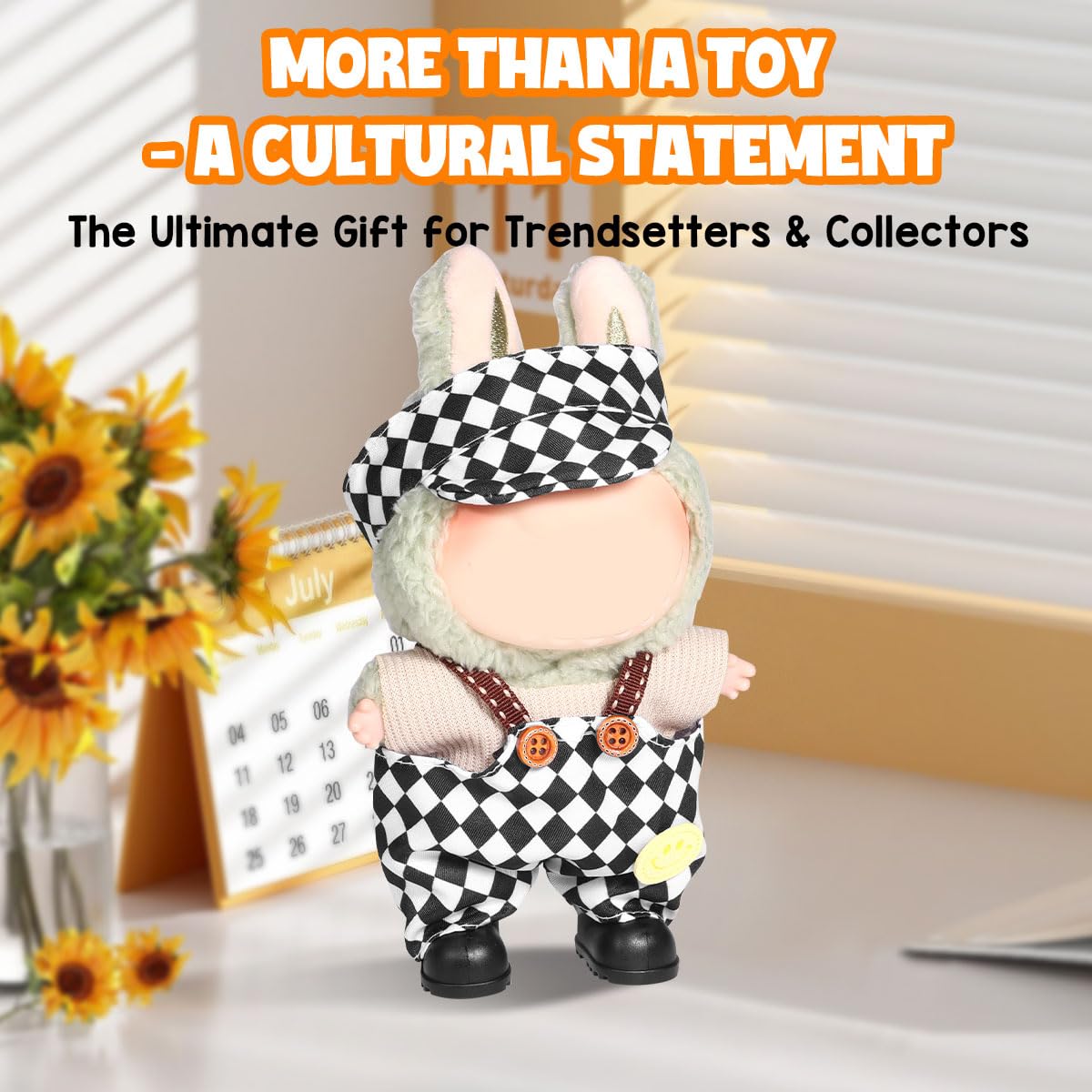 AICase 17cm doll clothes set display showcases handcrafted crochet craftsmanship.