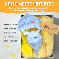 AICase 17cm doll outfit with shark motif for bold styling