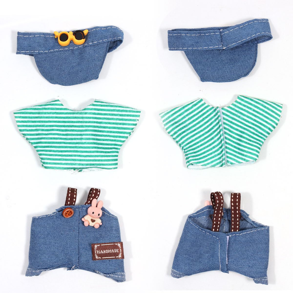 AICase vibrant-colors outfit boosts playful style for 17cm dolls.