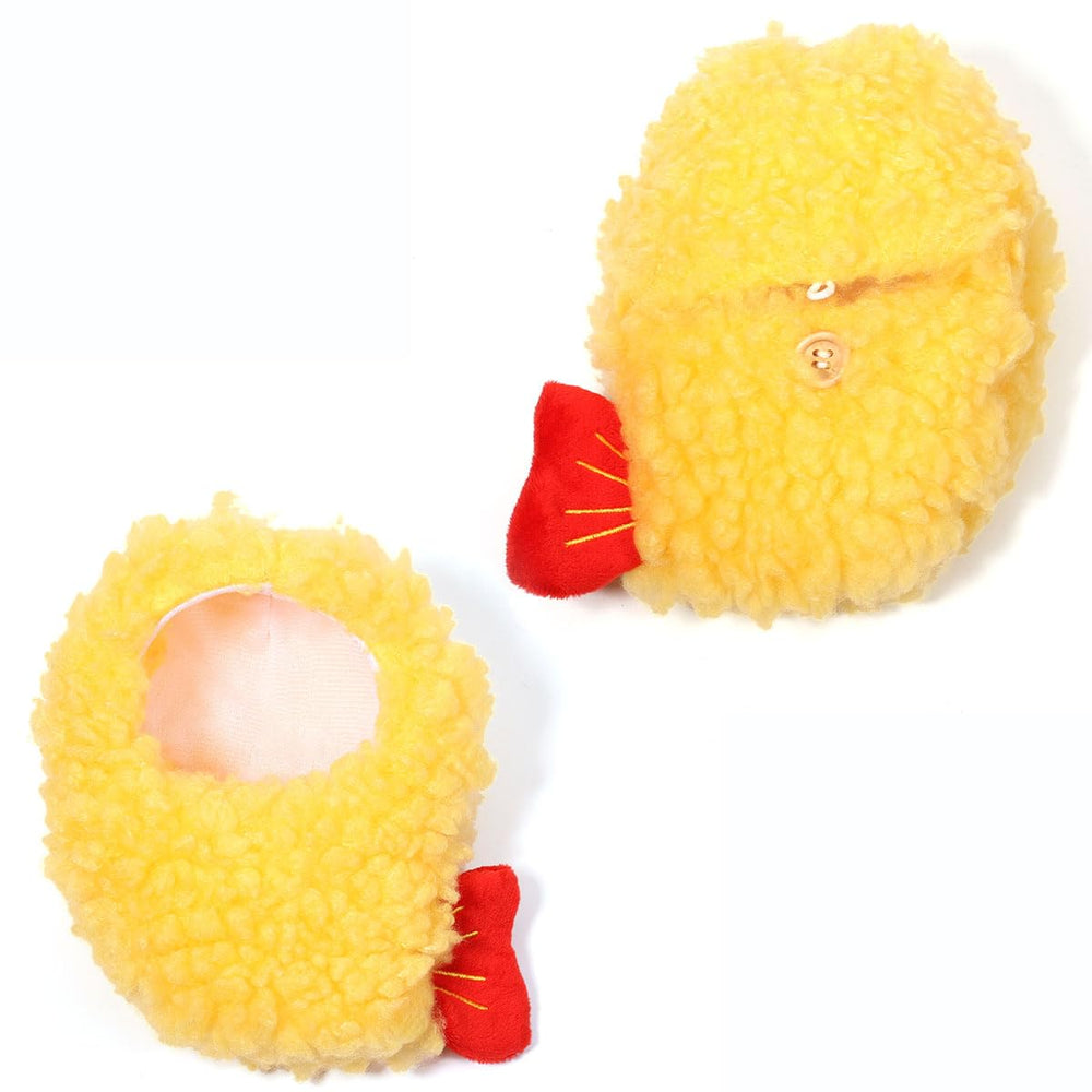AICase 17cm doll fluffy-material clothes, soft texture for comfortable wear.