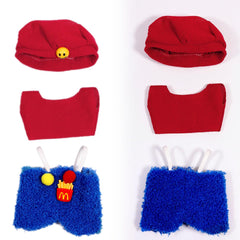 AICase 17cm doll handmade crochet with adjustable fit for easy dressing