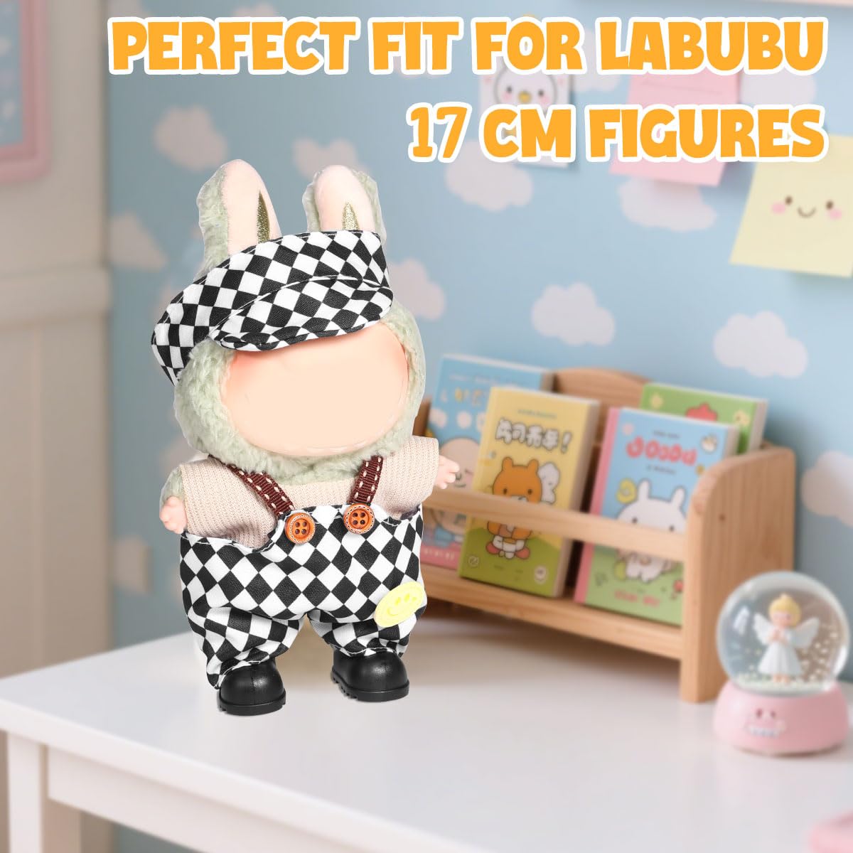 AICase 17cm doll hat completes stylish outfits with secure fit.