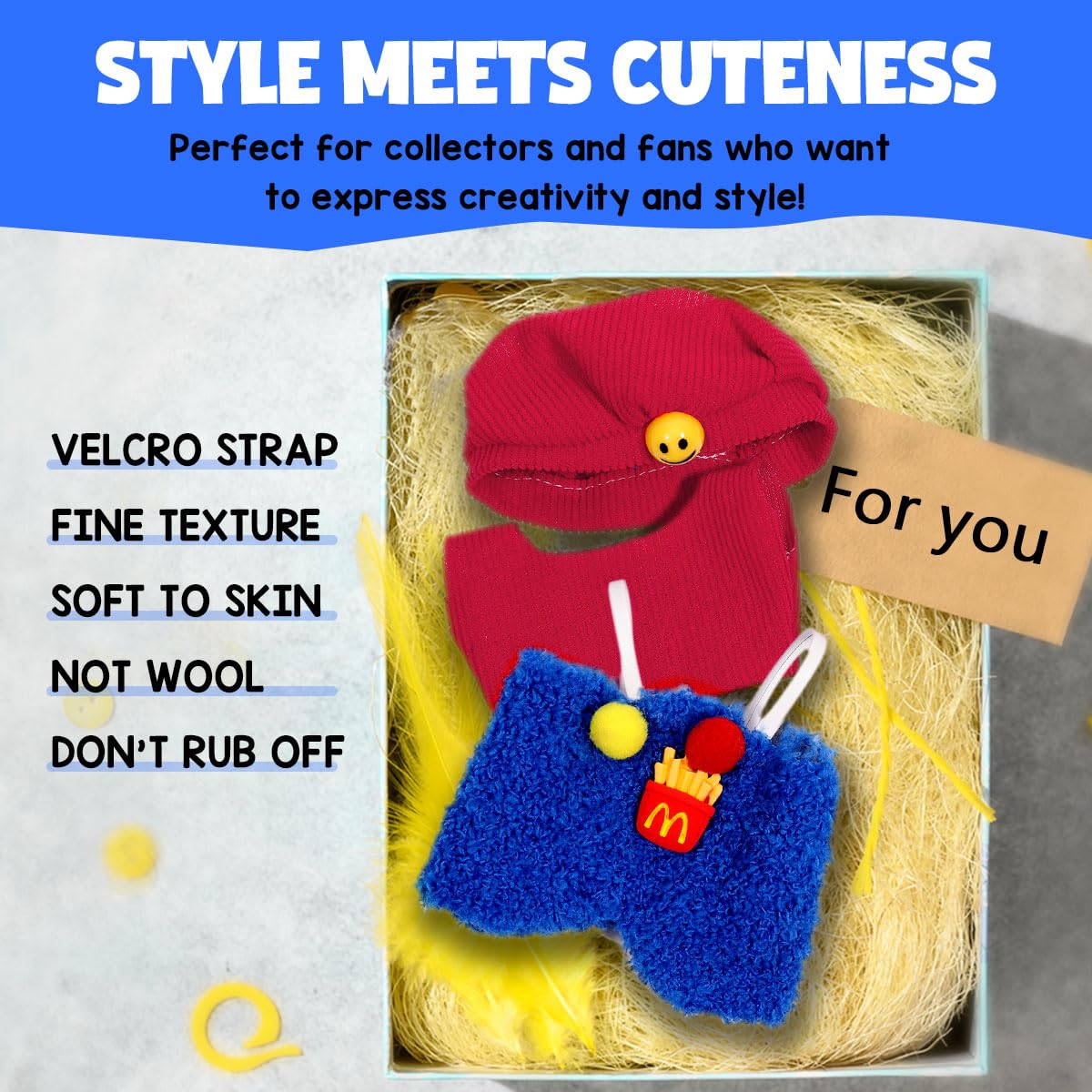 AICase 17cm doll outfit packaging shows gift-ready design