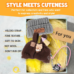 AICase handmade doll outfit craftsmanship highlights premium yarn for quality.