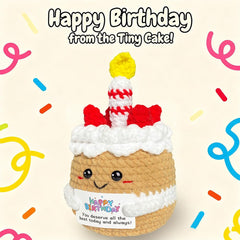 AicooFest crochet cake desk decor highlighting lasting keepsake