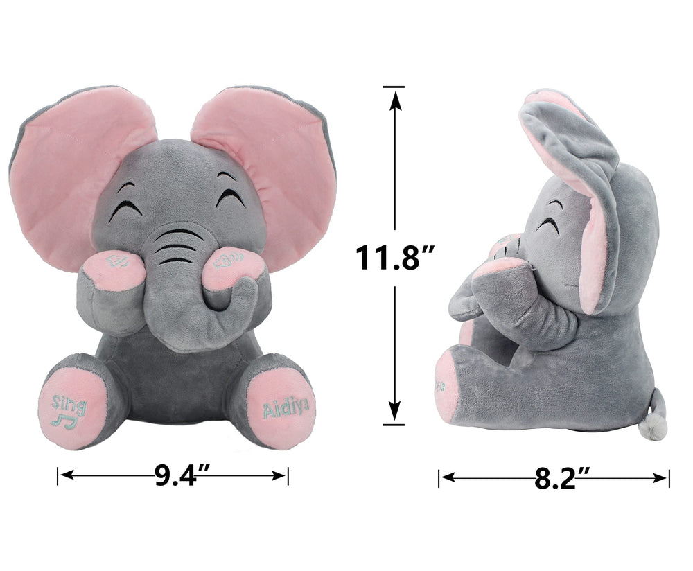 Aidiya Elephant Plush Gift-Ready Packaging – ideal for birthdays and holidays.