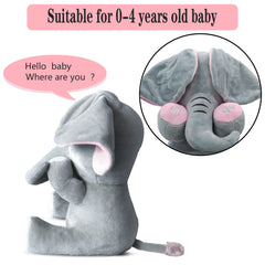 Aidiya Elephant Plush Right Foot Aidiya Button – quick game trigger for kids.
